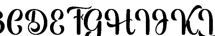 VintageAlphabet-Regular Font UPPERCASE