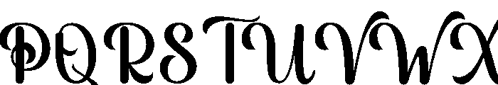 VintageAlphabet-Regular Font UPPERCASE