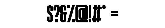Vintago Regular Font OTHER CHARS