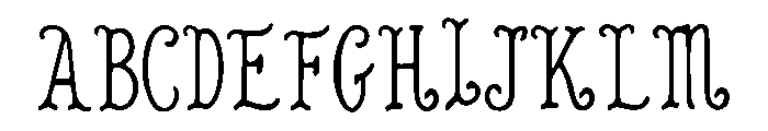 Vintagraph Font UPPERCASE