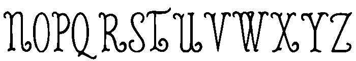 Vintagraph Font UPPERCASE