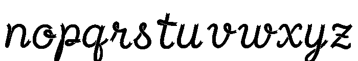 Vintela Atelier
 Regular Font LOWERCASE