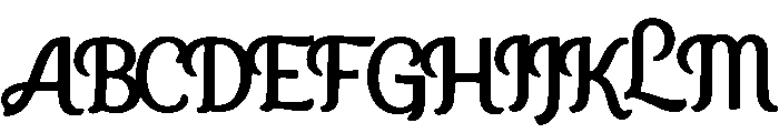 Vintessia Font UPPERCASE