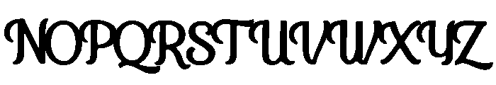 Vintessia Font UPPERCASE