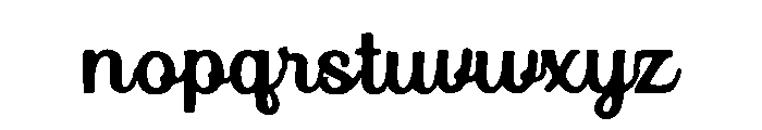 Vintessia Font LOWERCASE