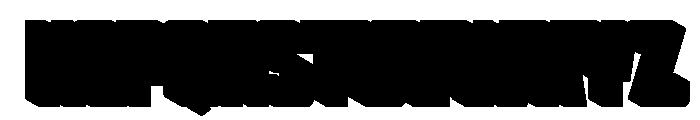 Vion Modern Extrude Font UPPERCASE