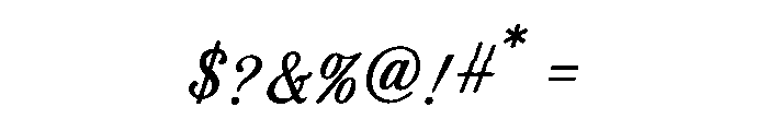 Vionettay Font OTHER CHARS