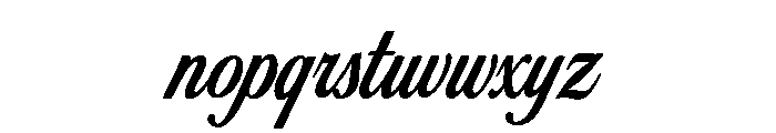 Vionettay Font LOWERCASE