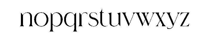 Viplind Font LOWERCASE