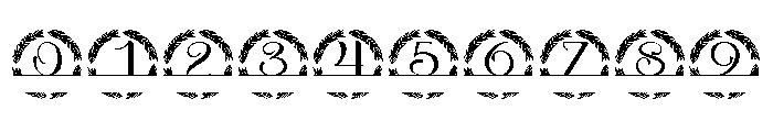 Virdelle SPlit Monogram Font OTHER CHARS