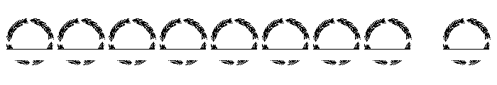 Virdelle SPlit Monogram Font OTHER CHARS