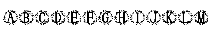 Virellia Monogram Font UPPERCASE