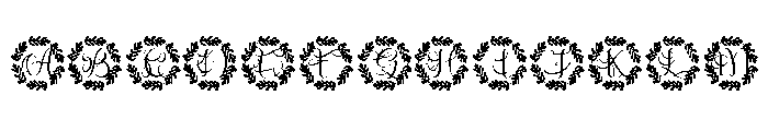 Virentia Monogram Font UPPERCASE