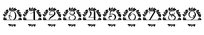Virentia Split Monogram Font OTHER CHARS