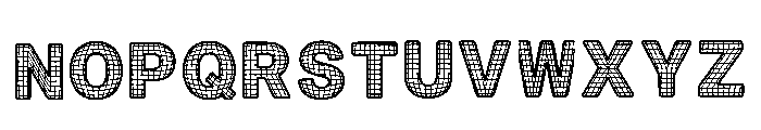 Virginia Regular Font UPPERCASE
