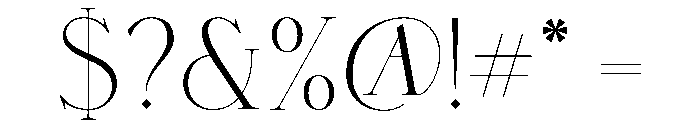 Virgoun Font OTHER CHARS