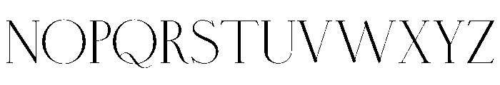 Virgoun Font UPPERCASE