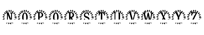 Viridelle Split Monogram Font LOWERCASE