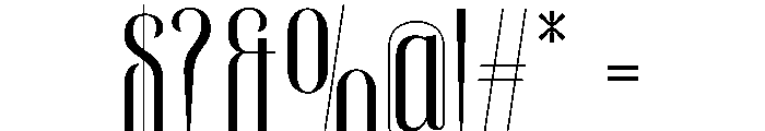 Virlyn-Regular Font OTHER CHARS