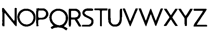 Virtuous_Ink Font UPPERCASE