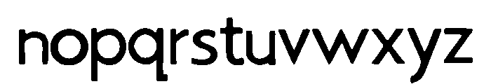 Virtuous_Ink Font LOWERCASE