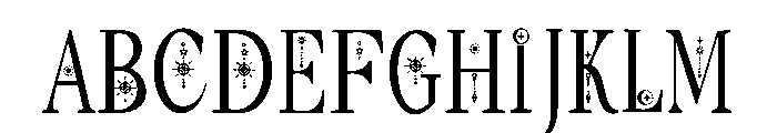 Vision Tarot Font UPPERCASE