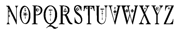 Vision Tarot Font UPPERCASE