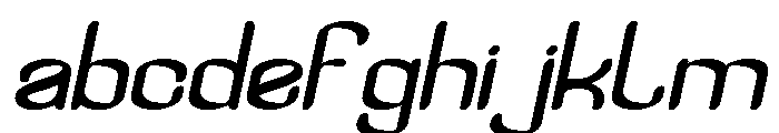 Visual Rhythm Italic FONT