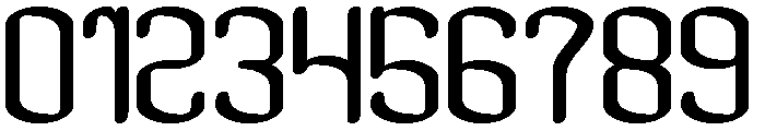 Visual Rhythm Font OTHER CHARS