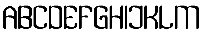 Visual Rhythm Font UPPERCASE