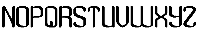 Visual Rhythm Font UPPERCASE