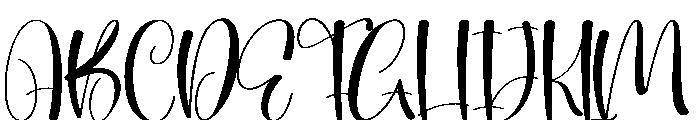 Vitality Font UPPERCASE