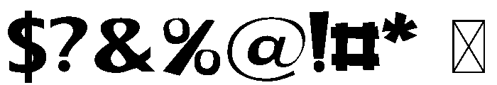 Viva Mexico CF Font OTHER CHARS