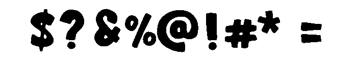 Vivid Grateful Regular Font OTHER CHARS