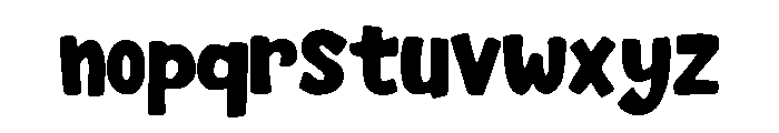 Vivid Grateful Regular Font LOWERCASE