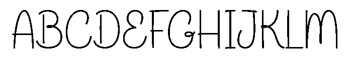 Vivilyan Font UPPERCASE