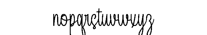 Vivilyan Font LOWERCASE