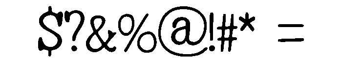 vicunia Font OTHER CHARS