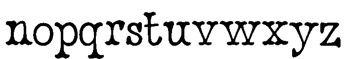 vicunia Font LOWERCASE