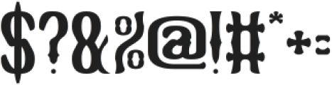 VINTAGE BOLDNESS otf (700) Font OTHER CHARS