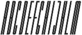 Vibe Condensed Bold Italic otf (700) Font UPPERCASE