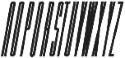 Vibe Condensed Bold Italic otf (700) Font UPPERCASE