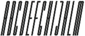 Vibe Condensed Bold Italic otf (700) Font LOWERCASE