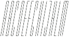 Vibe Condensed Light Italic otf (300) Font LOWERCASE