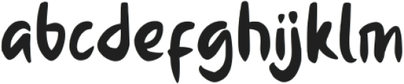 Vibrancy otf (400) Font LOWERCASE