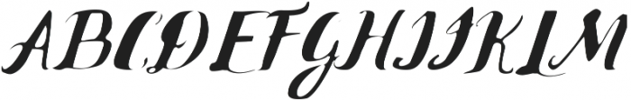 Vicent type ttf (400) Font UPPERCASE