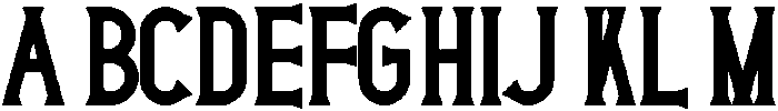 Victoria Bold ttf (700) Font UPPERCASE