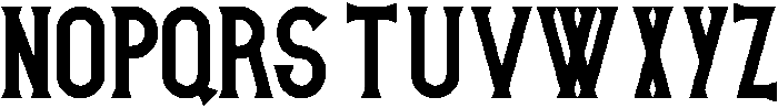 Victoria Bold ttf (700) Font LOWERCASE