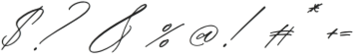 Victoria Cordeline Italic otf (400) Font OTHER CHARS