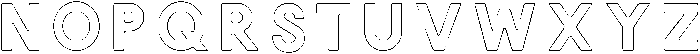 Victoria ROUNDED OUTLINE ttf (400) Font UPPERCASE